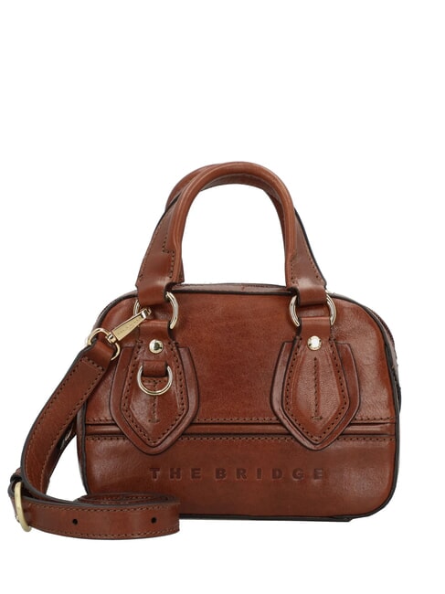 THE BRIDGE DAPHNE Mini handbag with shoulder strap BROWN - Women’s Bags