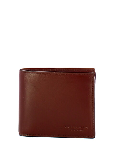 THE BRIDGE ALBERTO Leather wallet Brown / Palladium - Men’s Wallets