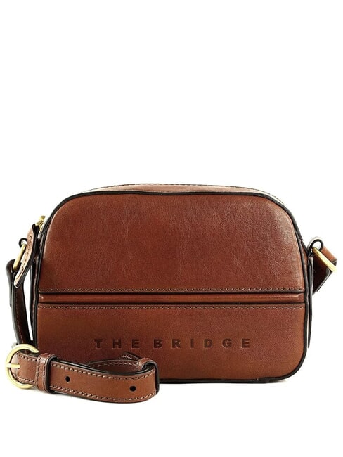 THE BRIDGE DAPHNE Mini Camera Bag with shoulder strap BROWN - Women’s Bags