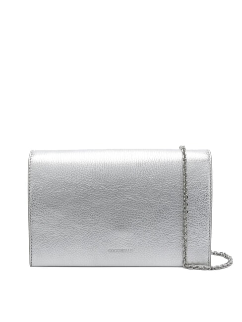 COCCINELLE DANDY  Mini Shoulder Bag SILVER - Women’s Bags