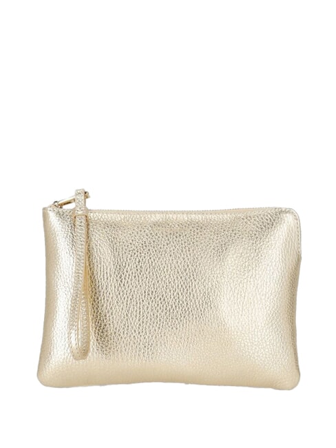 COCCINELLE ALIAS Leather clutch bag golden - Women’s Bags