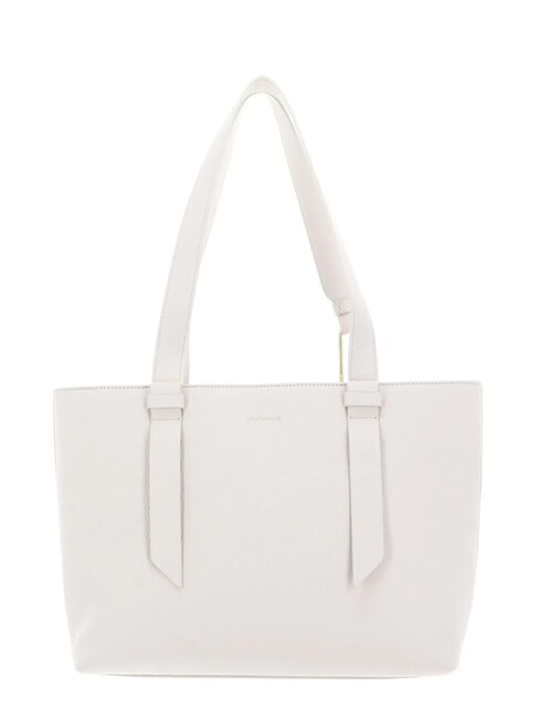 COCCINELLE MALORY  Leather shopping bag white - Women’s Bags