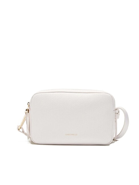 COCCINELLE MALORY  Mini Camera Bag with shoulder strap white - Women’s Bags