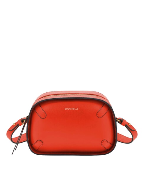 COCCINELLE MALETA CALF Mini shoulder bag, in leather gazpacho - Women’s Bags