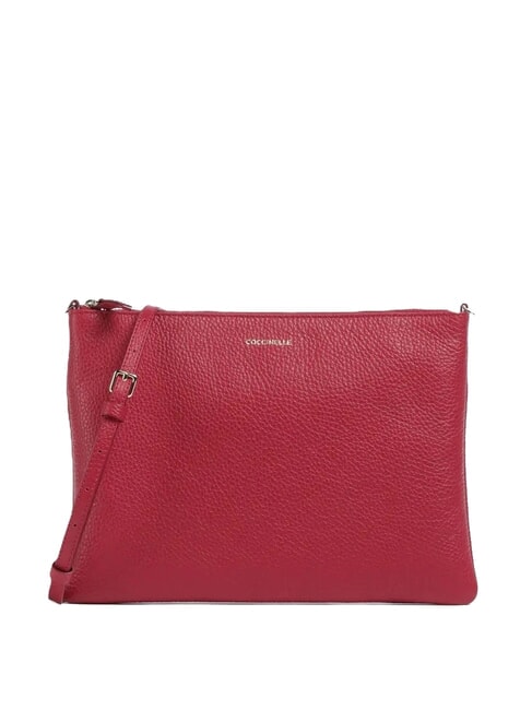 COCCINELLE BEST CROSSBODY Leather mini bag sangria - Women’s Bags
