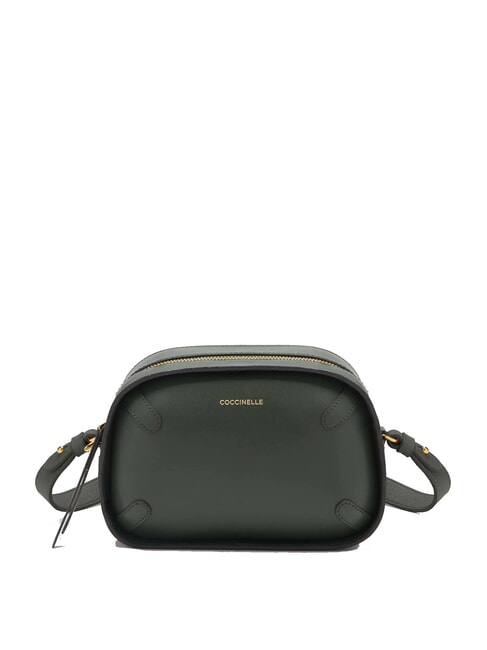 COCCINELLE MALETA CALF Mini shoulder bag, in leather seaweed - Women’s Bags