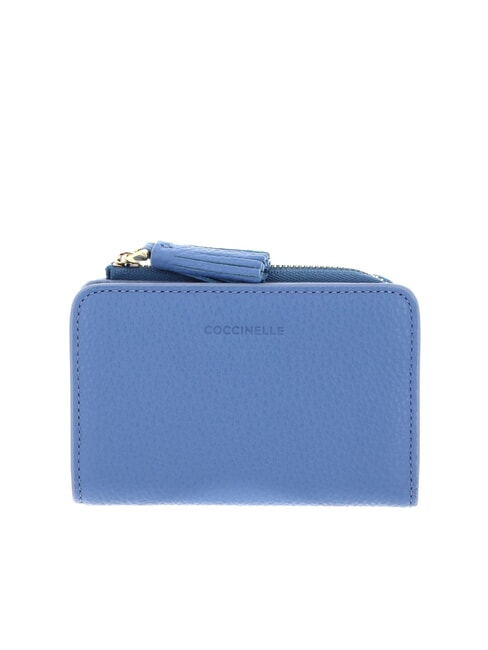 COCCINELLE TASSEL  Women's Leather Wallet blue - Women’s Wallets