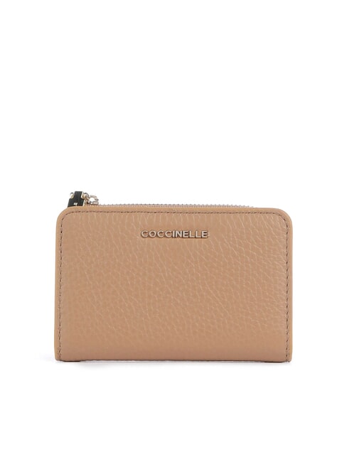 COCCINELLE METALLIC SOFT Leather card holder skin - Women’s Wallets