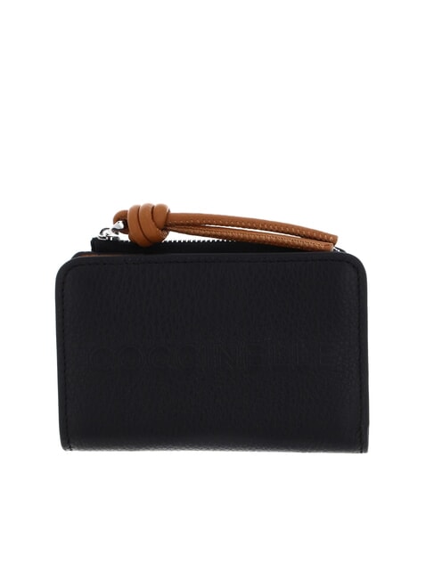 COCCINELLE MYRTHA MAXI LOG Medium zip-around leather wallet noir/cuir - Women’s Wallets