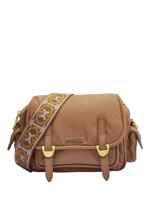 COCCINELLE CAMPUS PUFFY NY Nylon and leather shoulder bag skin - Women’s Bags