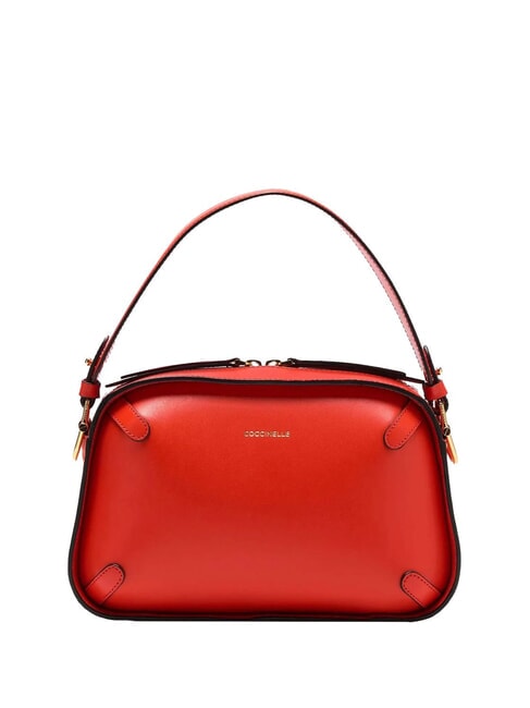 COCCINELLE MALETA CALF COC Leather shoulder bag with shoulder strap gazpacho - Women’s Bags