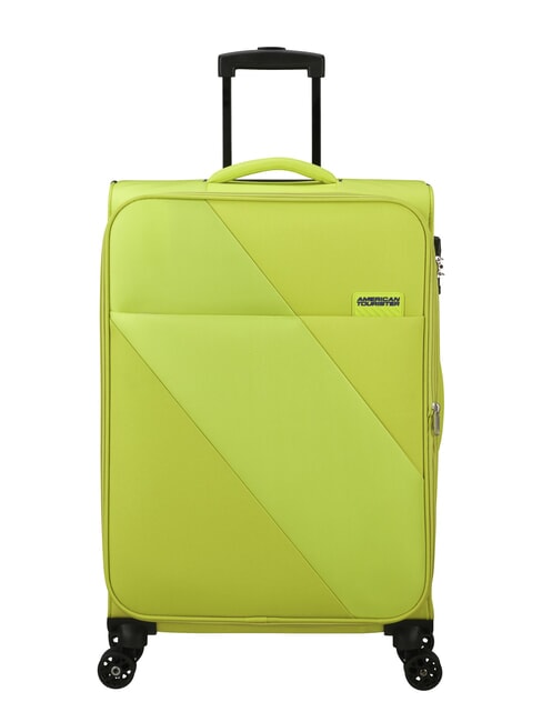 AMERICAN TOURISTER SUN BREAK Medium expandable trolley lime - Semi-rigid Trolley Cases
