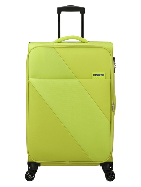 AMERICAN TOURISTER SUN BREAK Large expandable trolley lime - Semi-rigid Trolley Cases