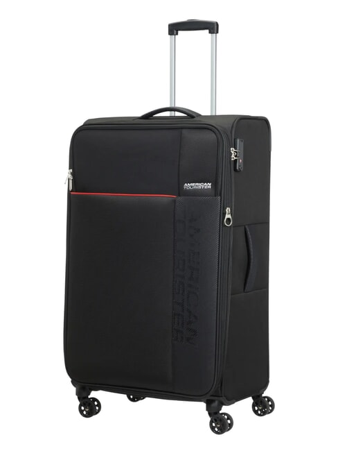 AMERICAN TOURISTER FUN CRUISE Medium expandable trolley BLACK / RED - Semi-rigid Trolley Cases