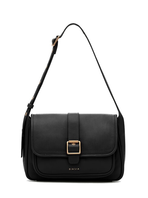 BIASIA FACTOR Leather shoulder bag black - Women’s Bags