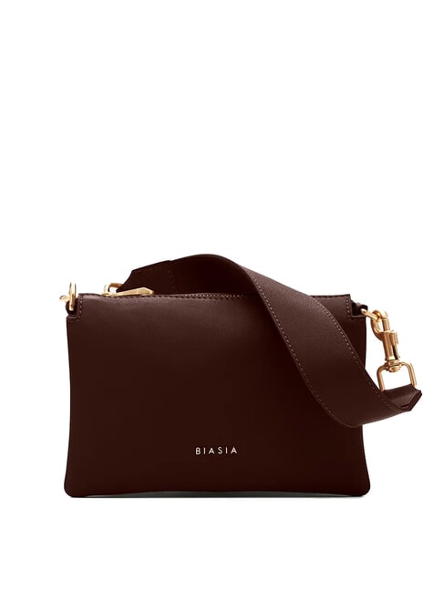 BIASIA FEATHER SMALL Small leather shoulder bag dark - Women’s Bags