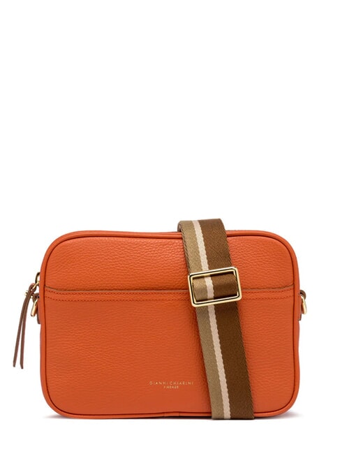 GIANNI CHIARINI NINA Leather camera case bag coral - Women’s Bags