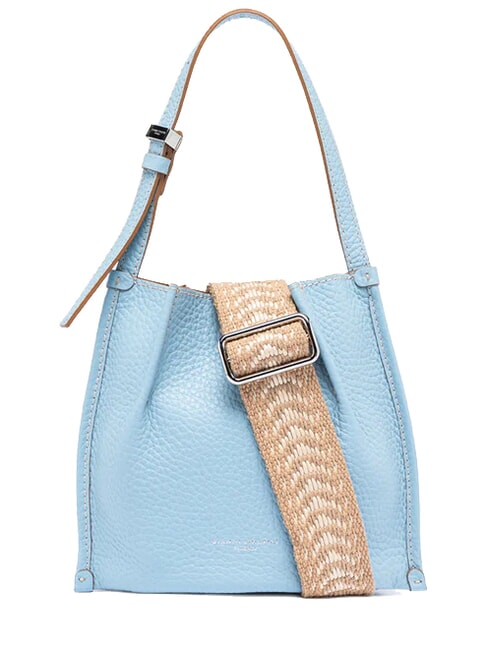 GIANNI CHIARINI DORY Shoulder bucket bag, with shoulder strap sky-caramel - Women’s Bags