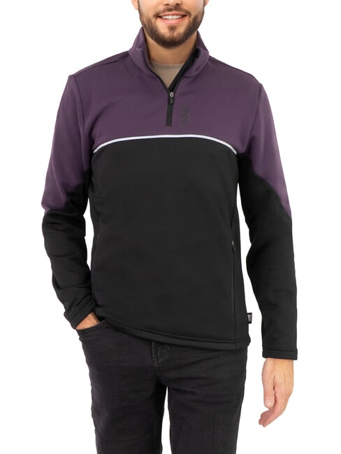 COLMAR SCI FACETIME Half-zip turtleneck sweatshirt black-blackberry - Sweatshirts