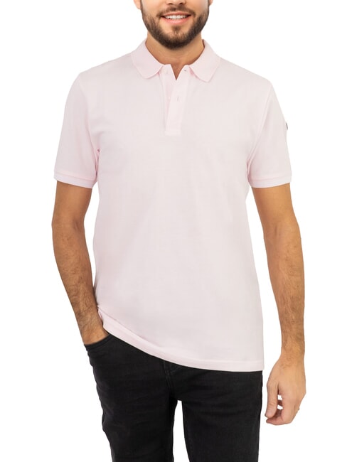 COLMAR START Regular fit short sleeve polo shirt barely pink/white - Polo shirt