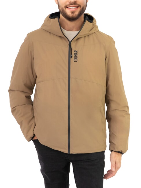 COLMAR SCI JUMP Reversible hooded windbreaker teddy-black - Men's Jackets