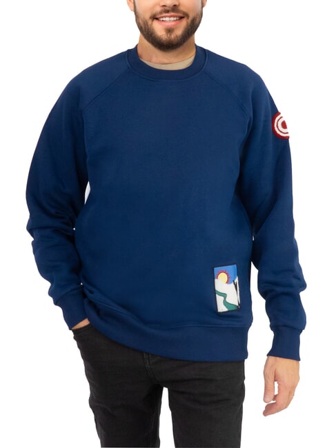 COLMAR MODISH Crewneck sweatshirt with patch blue jeans - Sweatshirts