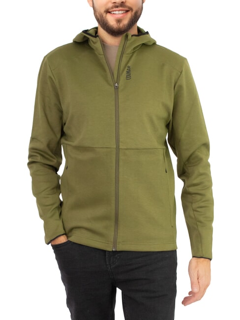 COLMAR SCI REASON Full zip thermal sweatshirt with hood musk - Sweatshirts