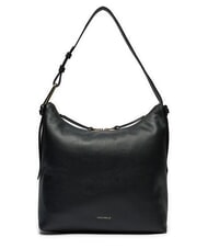 COCCINELLE MALORY Hammered leather shoulder bag - Women’s Bags