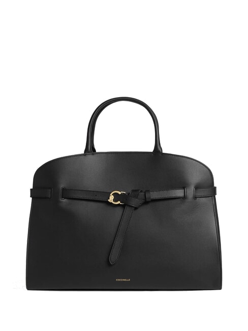 COCCINELLE SABINE Leather handbag with shoulder strap Black - Women’s Bags