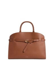 COCCINELLE SABINE Leather handbag with shoulder strap cognac - Women’s Bags - 1