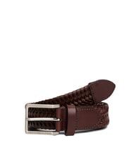 TOMMY HILFIGER OLIVER Leather belt coffee beans - Belts - 1