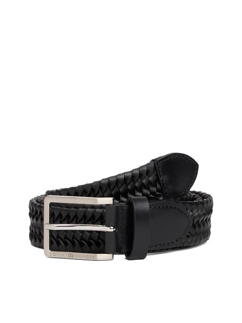 TOMMY HILFIGER OLIVER Leather belt black - Belts