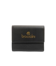 BRACCIALINI BASIC Compact leather wallet black - Women’s Wallets - 1