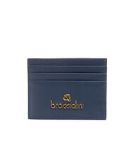 BRACCIALINI BASIC Flat leather card holder blue - Women’s Wallets - 1