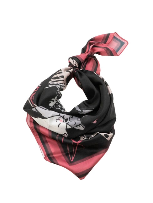 BRACCIALINI LOVE DATE Scarf with all-over print multi - Scarves