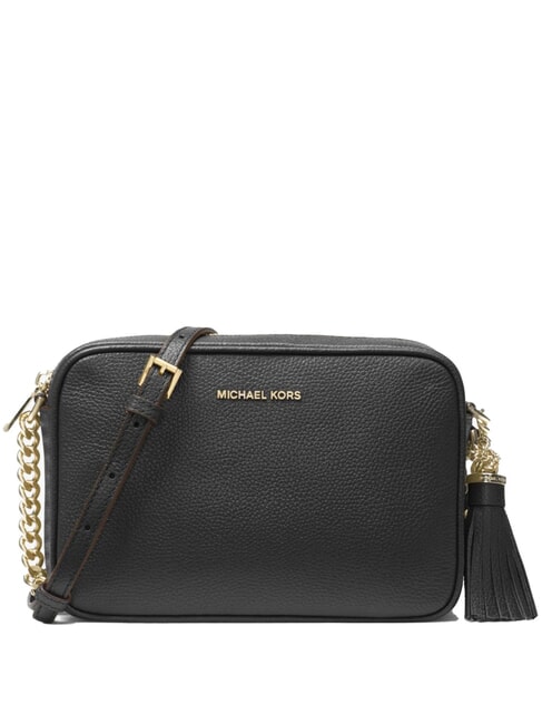 MICHAEL KORS JET SET Mini shoulder bag, in leather black - Women’s Bags