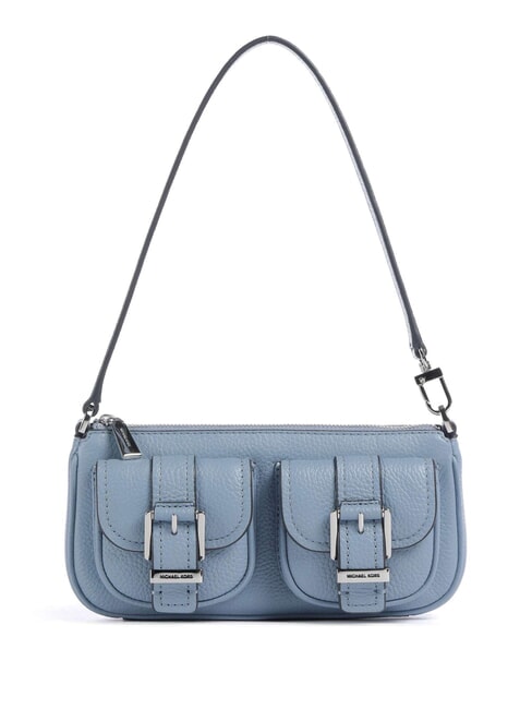 MICHAEL KORS ZOEY Mini shoulder bag, in leather chambray - Women’s Bags