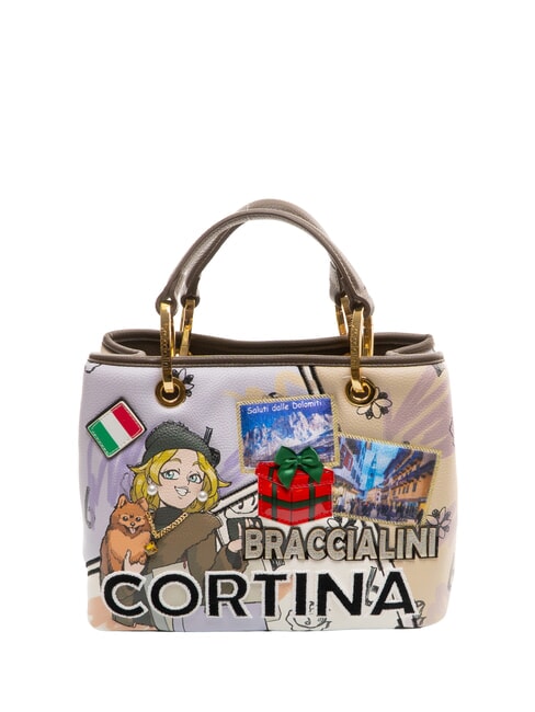 BRACCIALINI CARTOLINE CORTINA Handbag with shoulder strap multi - Women’s Bags