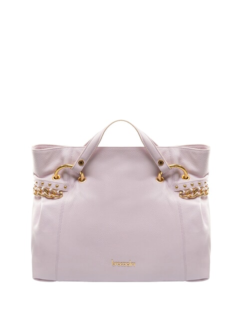 BRACCIALINI NORA Hammered leather handbag lilac - Women’s Bags