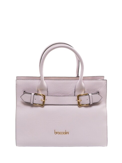 BRACCIALINI HELLEN Leather handbag with shoulder strap lilac - Women’s Bags