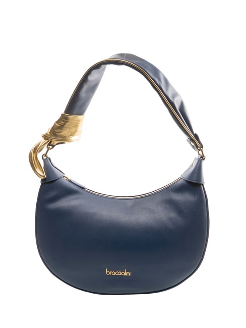BRACCIALINI GRETA Leather shoulder bag blue - Women’s Bags