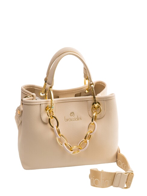 BRACCIALINI BETH Medium handbag with clutch beige - Women’s Bags