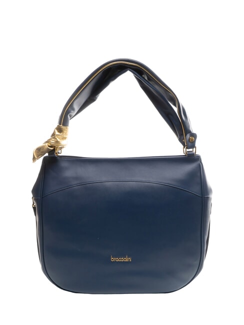 BRACCIALINI GRETA Leather shoulder bag blue - Women’s Bags