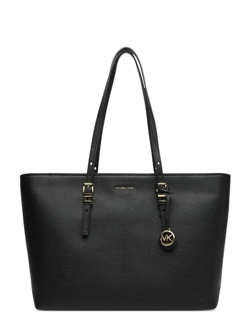 MICHAEL KORS QUINN Leather shopping bag black - Women’s Bags
