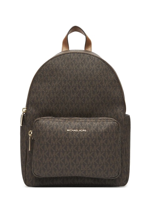 MICHAEL KORS TANNER Backpack with all-over logo print brn/acorn - Women’s Bags