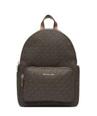 MICHAEL KORS TANNER Backpack with all-over logo print - Women’s Bags