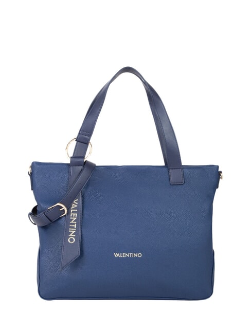 MARIO VALENTINO PEONIES RE Shoulder shopping bag with shoulder strap blue - Women’s Bags