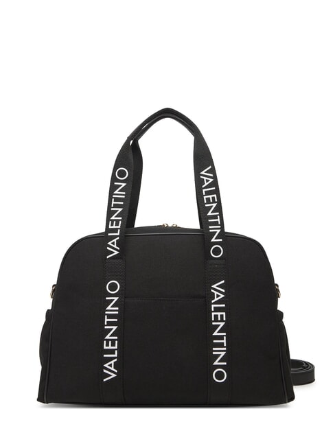 MARIO VALENTINO CANDLE Canvas satchel bag with shoulder strap black - Women’s Bags
