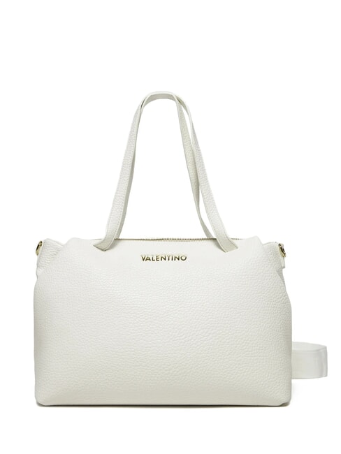 MARIO VALENTINO BLOSSOM RE Shoulder shopping bag with shoulder strap white - Women’s Bags