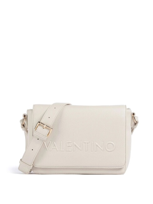MARIO VALENTINO RISED RE Shoulder bag with flap ecru - Women’s Bags